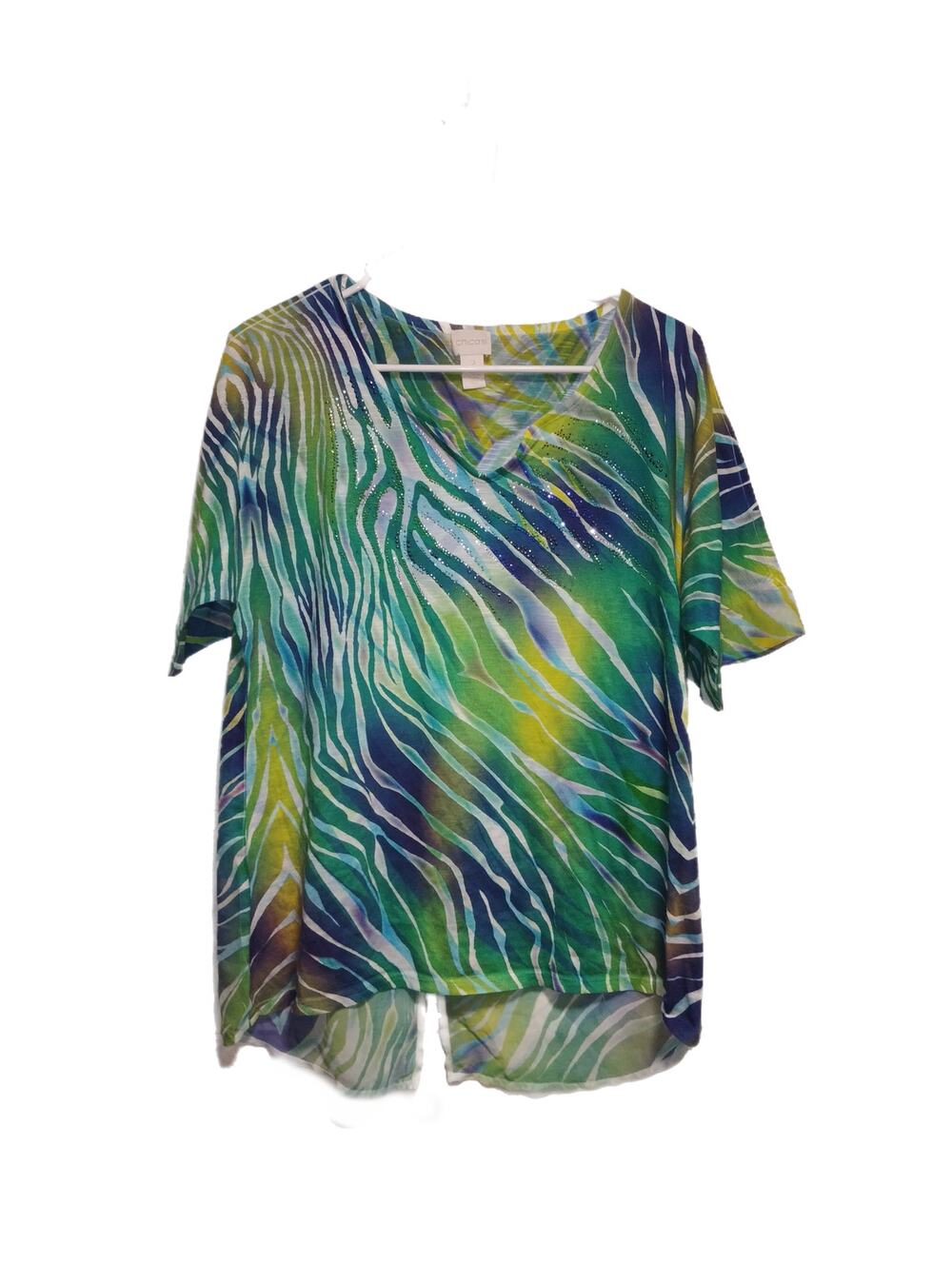 Chicos Women's Shirt Size 2 (Large)
